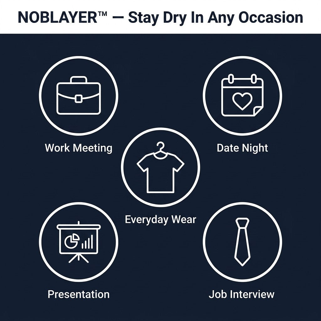 NOBLAYER Men's Sweatproof Undershirt